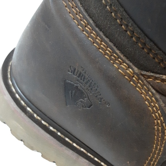 Vintage Herman survivors men\'s Denver waterproof work boots steel toe men\'s 13
